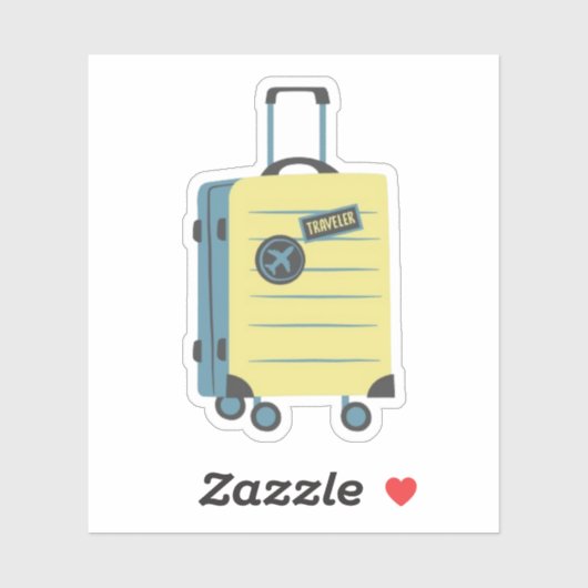 Sticker bagage Coque (Feuille)