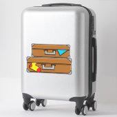 Sticker Bagages de dessin (Sur valise)