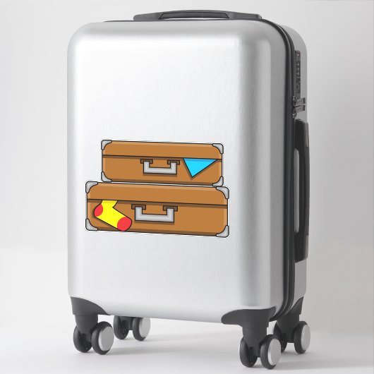 Sticker Bagages de dessin (Sur valise)