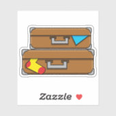 Sticker Bagages de dessin (Feuille)