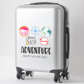 Sticker Bagages de voyage assortis (Sur valise)