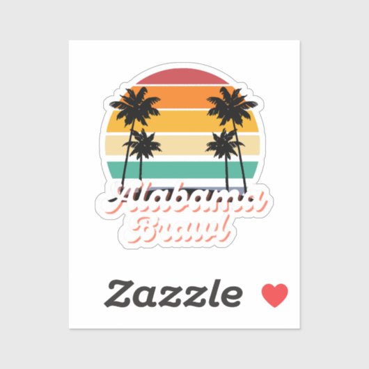 Sticker Bagarre de l'Alabama (Feuille)
