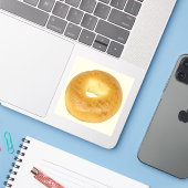 Sticker Bagel (Ordinateur portable avec iPhone)