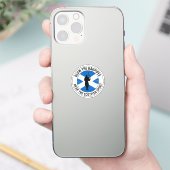 Sticker Bagpipe Player Musical Bagpiper Scottish Funny (Téléphone)