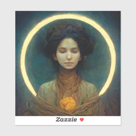 Sticker Bague De Lumière 2 Imaginaire Sci-fi (Feuille)