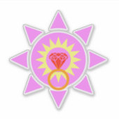 Sticker bague en diamants (Devant)