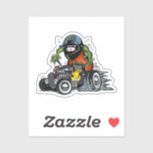 Sticker Baguette chauffante de dessin (Feuille)