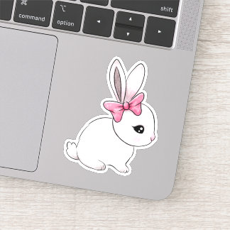 Sticker Baguette de dessin chic lapin lapin lapin