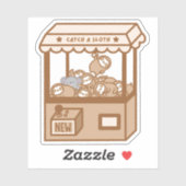 Sticker Baguette en vinyle de machine à laver mignonne (Feuille)