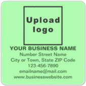 Sticker Baguette en vinyle grand Carré (Devant)