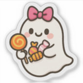 Sticker Baguette Halloween Ghost (Devant)