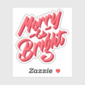 Sticker Baguette joyeuse et brillante (Feuille)