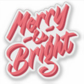 Sticker Baguette joyeuse et brillante (Devant)