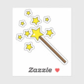 Sticker Baguette magique (Feuille)