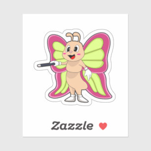 Sticker Baguette magique papillon