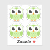 Sticker Baguettes de choux vert mignons (Feuille)