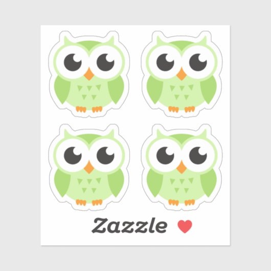 Sticker Baguettes de choux vert mignons (Feuille)