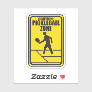 Sticker Baguettes de pickleball Zone