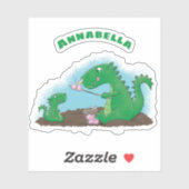 Sticker Baguettes mignonnes grillant des marshmallows dess (Feuille)