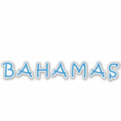 Sticker Bahamas (Devant)