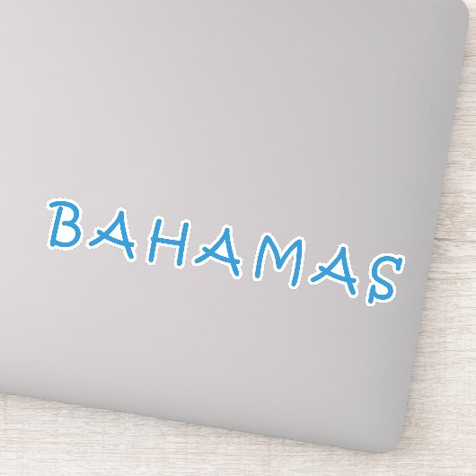 Sticker Bahamas (Détail)