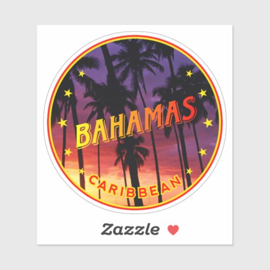 Sticker Bahamas (Feuille)