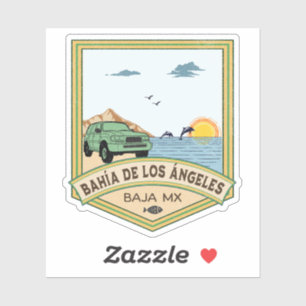 Sticker Bahía de los Ángeles FJ80 Basse Californie