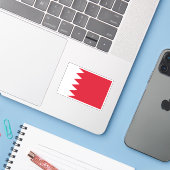 Sticker Bahreïn (Ordinateur portable avec iPhone)