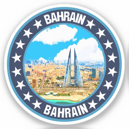 Sticker Bahreïn (Recto)