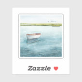 Sticker Baie ancrée I (Feuille)