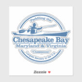 Sticker Baie de Chesapeake (SK) (Feuille)
