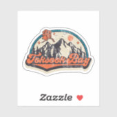 Sticker Baie de Toksook, Alaska (Feuille)