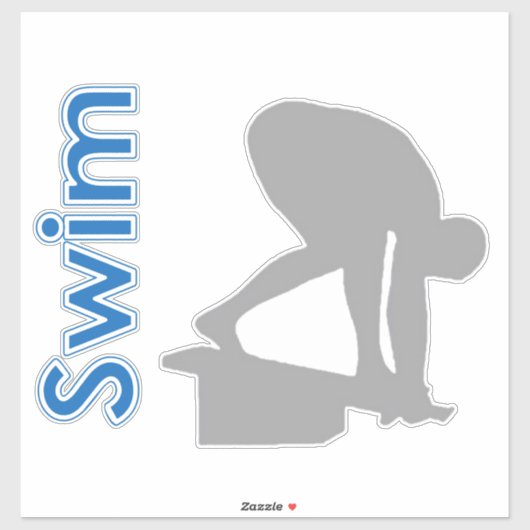 Sticker Baignade classique (Feuille)