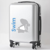 Sticker Baignade classique (Sur valise)