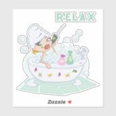 Sticker Baignoire (Feuille)