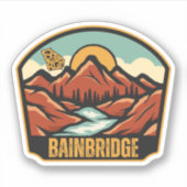 Sticker Bainbridge, Géorgie (Devant)