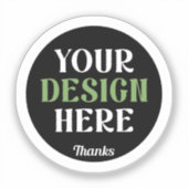 Sticker baiser personnalisé, unique, élégant et minimalist (Recto)