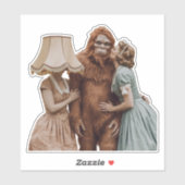 Sticker Baiser Sasquatch (Feuille)