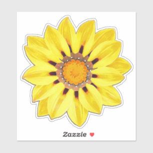 Sticker Baisson africain / Gazania Mustard Jaune