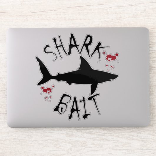 Sticker Bait de requin Drôle Plongée Scuba Splatine Spliss (Ordinateur)