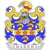 Sticker Baker Family Crest (Devant)