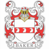 Sticker Baker Family Crest (Devant)