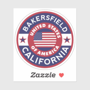 Sticker BAKERSFIELD, Californie