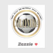 Sticker Bal de football colombien (Feuille)