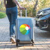 Sticker Bal De Plage Coloré (Valise Insitu)
