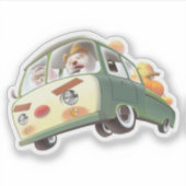 Sticker Balade en Citrouille lunaire (Devant)