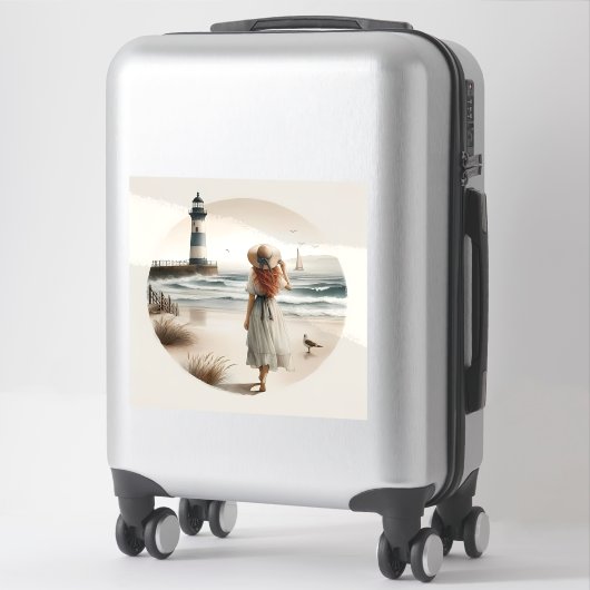 Sticker Balade Phare (Sur valise)