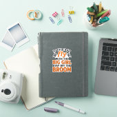 Sticker Balai de sorcière drôle Grande fille Conception de (Couverture iPad)