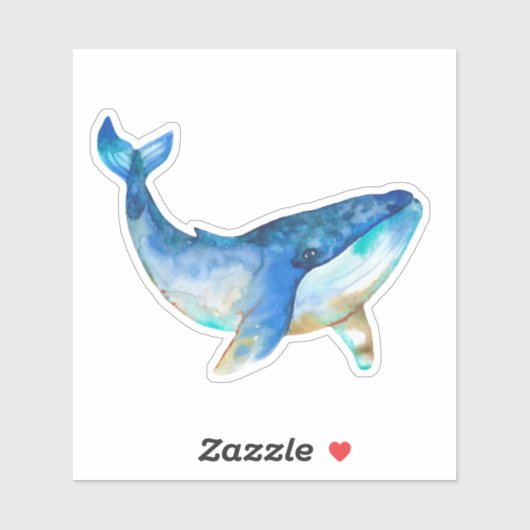 Sticker Baleine (Feuille)