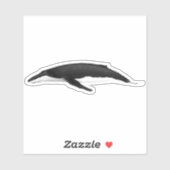 STICKER BALEINE À HUMPBACK (Feuille)